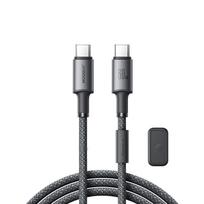 Cable USB-C - USB-C Joyroom S-A50, 60W, 1.2m pilkas