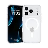 Benks magnetinis skaidrus dėklas telefonui Iphone 17 Pro Max (su fotoaparato valdymo mygtuku)