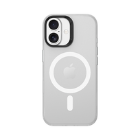 Benks magnetinis Lucid Armor dėklas iPhone 17 baltas (0067) (kamera valdymo mygtukas)