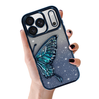 Tel Protect Butterfly vandens atsparus dėklas telefonui iPhone 17 Pro Max - mėlynas