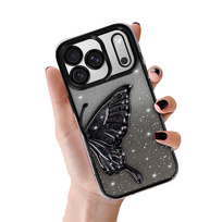 Tel Protect Butterfly Water dėklas telefonui Iphone 17 Pro juodas