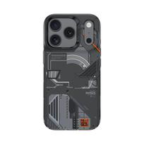 Benks Dinaminis Magnetinis Mecha dėklas (D069) Iphone 17 Pro juodas (Fotoaparato valdymo mygtukas)
