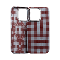 Benks Magnetinis Armor Vichy Kevlar Dėklas telefonui (RF65) iPhone 16 Pro raudonas