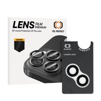 Grūdintas stiklas Tel Protect 3D objektyvo Aramid serija kamerai Iphone 13/13 Mini (2 objektyvai)
