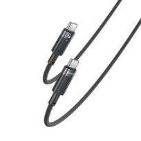 Yesido Kabelis CA160 pintas - Type C į Type C - PD 60W 1,2 metro juodas