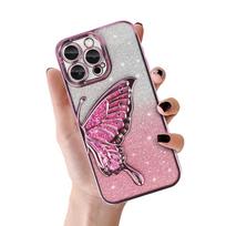 Tel Protect Butterfly vandens dėklas telefonui Iphone 13 Pro rožinis
