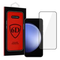 Tel Protect Pilnas klijavimo 6D apsauginis stiklas SAMSUNG GALAXY S23 PLUS juodas