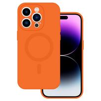 TEL PROTECT MagSilicone Dėklas telefonui Iphone 11 - oranžinis