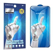 Borofone grūdintas apsauginis stiklas BF6 Diamond Armor viso ekrano HD Iphone 15 Plus/16 Plus telefonui - 10 vienetų rinkinys