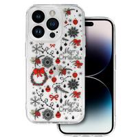 TEL PROTECT Kalėdinis dėklas telefonui Iphone 13 Pro Max Dizainas 5 Skaidrus
