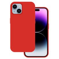 Tel Protect silikoninis Premium dėklas telefonui Iphone 15 Plus raudonas