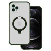 Dėklas telefonui su stovu MagSafe IPhone 11 Pro Max (m) - žalias