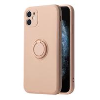 Vennus Silikoninis žiedas skirtas Xiaomi Redmi Note 11 5G/Note 11S 5G/Poco M4 Pro 5G šviesiai rožinis