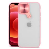 Tel Protect Cyclops dėklas telefonui Iphone 12 šviesiai rožinis