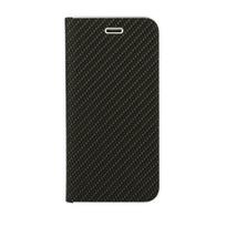 Vennus knygos tipo CARBON dėklas su rėmeliu Samsung Galaxy S20 Ultra juodas