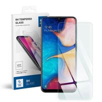 Apsauginis stiklas (m) - mėlynas (m) - SAMSUNG Galaxy A20