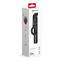 FORCELL F-GRIP MagSelfie S100M selfie lazda su belaidžiu nuotolinio valdymo trikojio stovu juoda