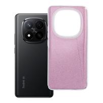SHINING dėklas telefonui XIAOMI Redmi Note 14 Pro Plus 5G rožinis