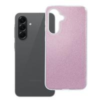 Švytintis dėklas telefonui SAMSUNG A56 5G - rožinis