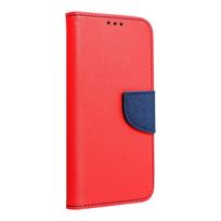 FANCY knygos dėklas SAMSUNG S25 Plus raudonas / tamsiai mėlynas