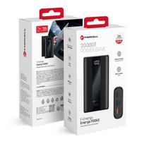 Išorinė baterija Forcell F-Energy Energo P20K2 QC3.0 PD 3A 22,5W 20000 mAh juoda
