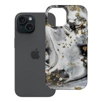 FORCELL F-PROTECT Mirage, karinio lygio dėklas su MagSafe, suderinamas su IPHONE 15 sidabrinis rūkas