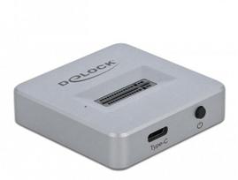 Delock M.2 Docking Station for M.2 NVMe PCIe SSD (gray)