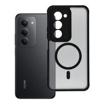 FULL MATTE MAG COVER dėklas telefonui suderinamas su MagSafe Xiaomi Redmi 15 4G / 5G (171,1mm) juoda