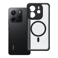 FULL MATTE MAG COVER dėklas telefonui suderinamas su MagSafe Xiaomi Redmi Note 14 4G juoda