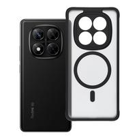 FULL MATTE MAG COVER dėklas telefonui, suderinamas su MagSafe, skirtas XIAOMI REDMI NOTE 14 PRO 5G juodas