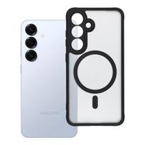 FULL MATTE MAG COVER dėklas telefonui, suderinamas su MagSafe, skirtas SAMSUNG S25 juodas