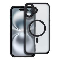 FULL MATTE MAG COVER dėklas telefonui, suderinamas su MagSafe, skirtas IPHONE 16 Plus juodas