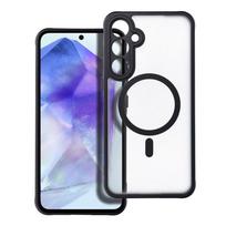 FULL MATTE MAG COVER dėklas telefonui, suderinamas su MagSafe, skirtas SAMSUNG A55 juodas