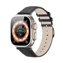 DUX DUCIS dirželis YS natūralios odos Apple Watch 38 / 40 / 41 mm juodas