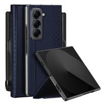 DUX DUCIS dėklas BRIL su rašiklio laikikliu skirtas SAMSUNG Z Fold SE/W25 mėlynas