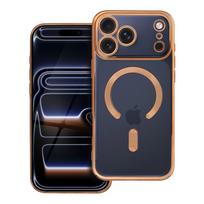 ELECTRO MAG COVER dėklas suderinamas su Magnetine IPHONE 17 Pro Max auksinis