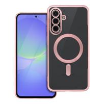 ELECTRO MAG COVER dėklas telefonui suderinamas su Magnetiniu MagSafe SAMSUNG A36 rožinis auksas
