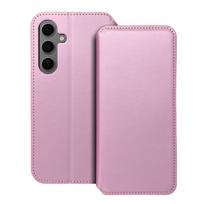 Dėklas telefonui (dviejų kišenių) SAMSUNG S24 FE - rožinis