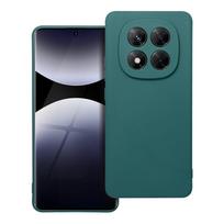 MATT dėklas telefonui XIAOMI Redmi Note 14 Pro Plus 5G tamsiai žalias