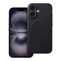 Silikoninis magnetinis dėklas telefonui iPhone 16 su MagSafe (m) - juodas