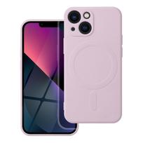 SILICONE MAG COVER dėklas telefonui, suderinamas su MagSafe, IPHONE 13 Mini rožinis