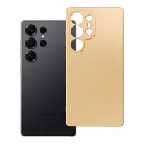METALLIC dėklas telefonui SAMSUNG S25 Ultra auksinis