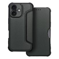 RAZOR knygos tipo dėklas telefonui IPHONE 16 Plus tamsiai žalias