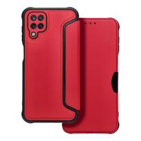 RAZOR knygos tipo dėklas telefonui SAMSUNG A12 / M12 raudonas