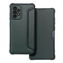 RAZOR knygos tipo dėklas telefonui SAMSUNG A52 5G / A52 LTE (4G) / A52s 5G tamsiai žalias