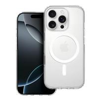 Clear Elite Mag Cover antigiltonis, suderinamas su kameros valdymo mygtuku ir Magnetiniu IPHONE 16 PRO skaidrus