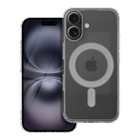 Dėklas telefonui MAG COVER skaidrus su kameros apsauga, suderinamas su MagSafe IPHONE 16