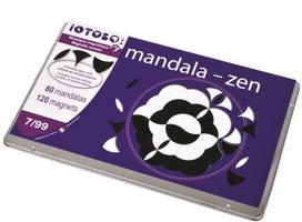 Mozaika, mandala Zen, balta sp./juoda sp., 120 vnt.