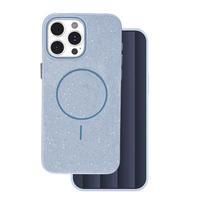 Itin plonas blizgus magnetinis dėklas telefonui iPhone 15 Pro 6,1" mėlynas
