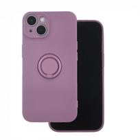 Dėklas telefonui su piršto laikikliu Xiaomi Redmi Note 13 5G (global) šviesiai violetinės spalvos